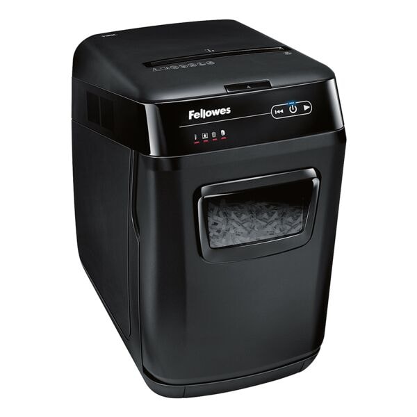 Fellowes Aktenvernichter »AutoMax 150C« Partikelschnitt bis 150 Blatt schwarz, 23x53.98x51.59 cm
