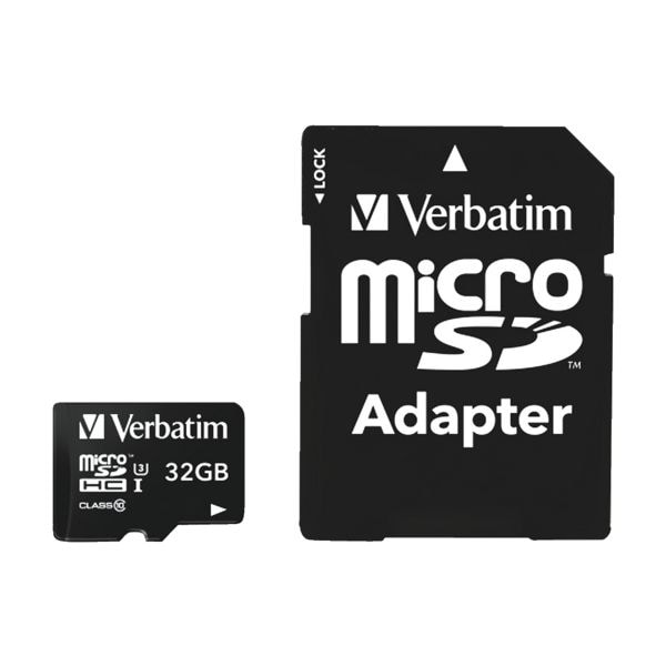 Verbatim microSDHC-Speicherkarte »Pro U3 32GB«, 1.1x1.5x0.1 cm