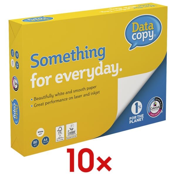 Data-Copy 10 Pack Multifunktionales Druckerpapier »Everyday Printing«