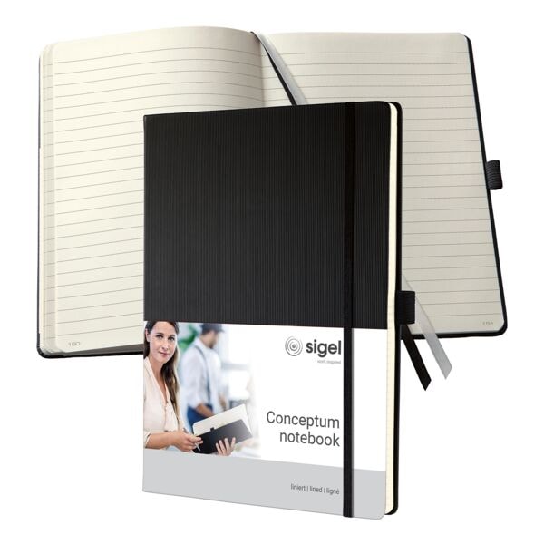 Sigel Notizbuch »Conceptum« CO116 A4+ liniert - 194 Seiten rosa