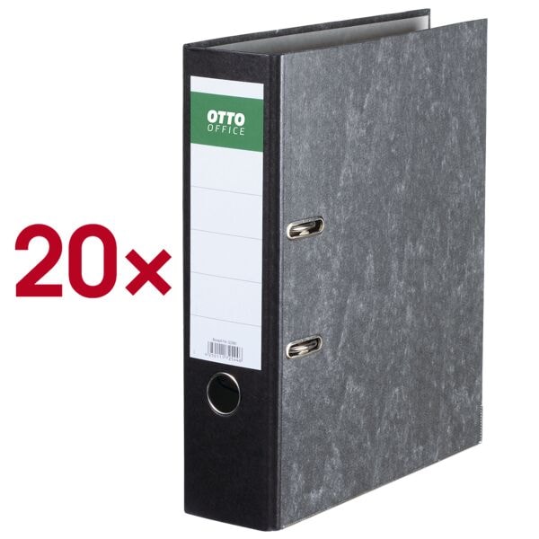 OTTO Office 20x Ordner »Classic« breit schwarz, 8x32x28.5 cm