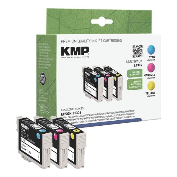 KMP Tintenpatronen-Set ersetzt Epson »T1306« blau