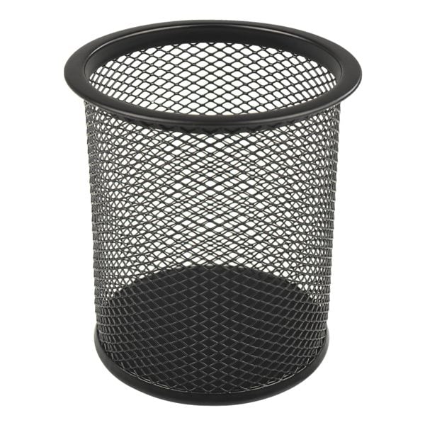 helit Stifteköcher »the round network H25181« schwarz, 9x10x9 cm