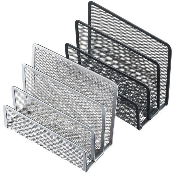 helit Briefständer »the mail network H25183« silber, 14x7x9.7 cm