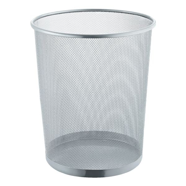 helit Papierkorb »the circle network H25186« 23 L silber, 29.5x34.5x29.5 cm