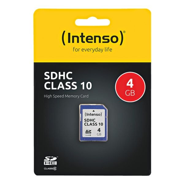 Intenso SDHC-Speicherkarte »Intenso Class10 4GB«, 2.4x3.2x0.2 cm