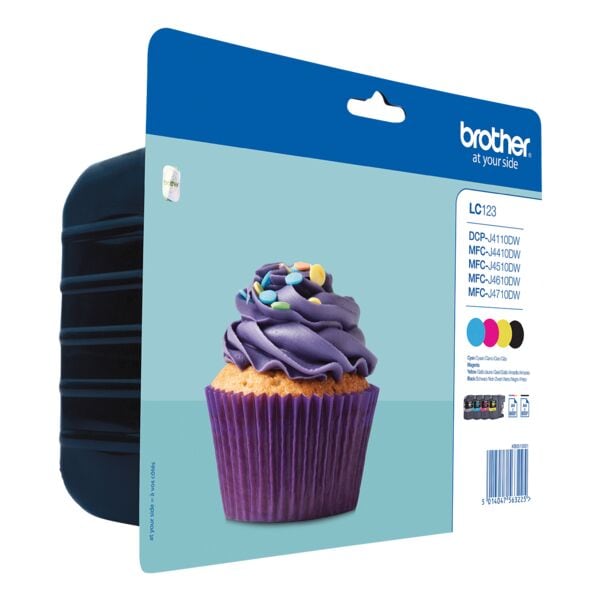 Brother Tintenpatronen-Set »LC-123« schwarz