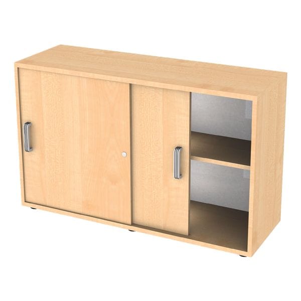 OTTO Office Premium Schiebetürenschrank »OTTO Office Line III« 2 OH braun, 120x75x40 cm