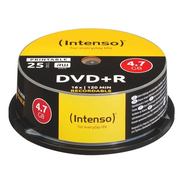 Intenso DVD-Rohlinge »Printable DVD+R« silber