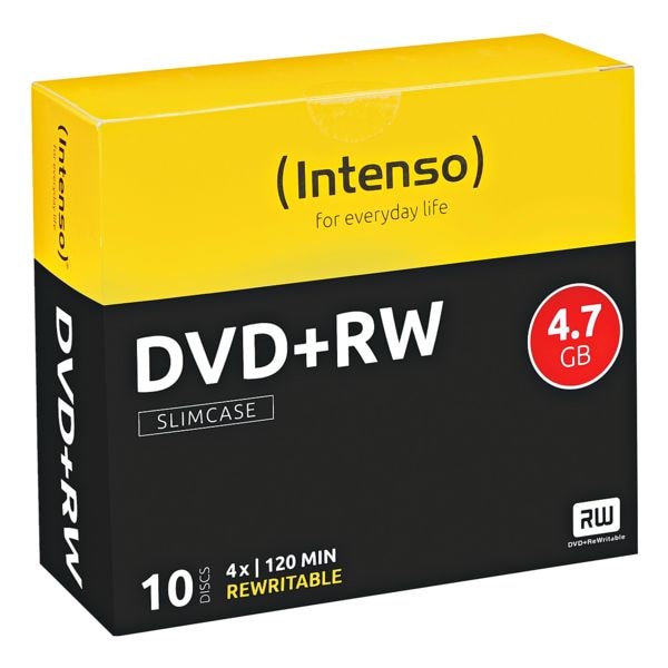 Intenso DVD-Rohlinge »DVD+RW« silber