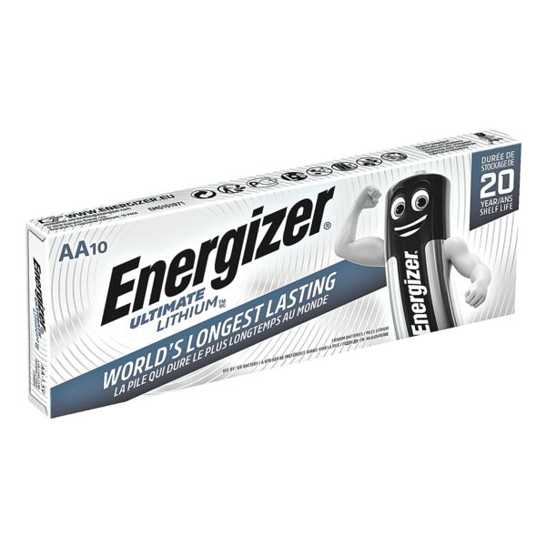 Energizer 10er-Pack Batterien »Ultimate Lithium« Mignon / AA / FR6