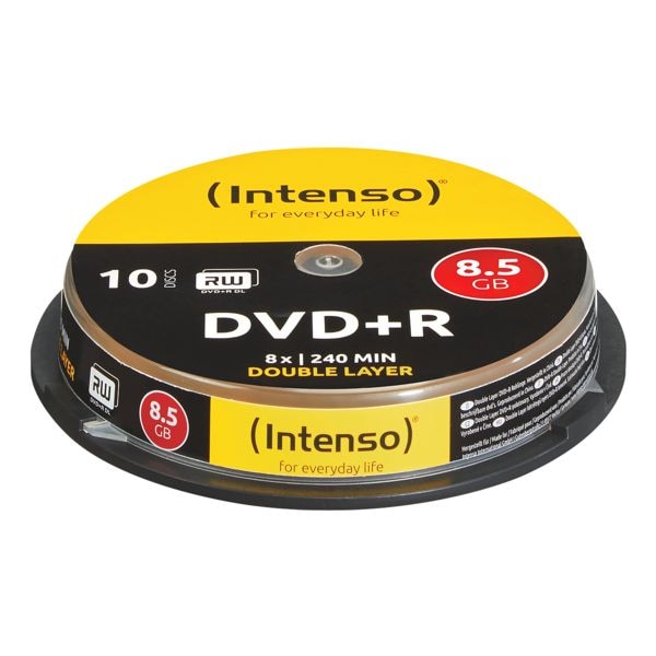 Intenso Doublelayer-DVD-Rohlinge »DVD+R DL« silber