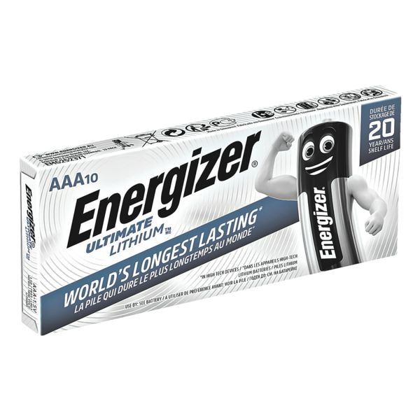 Energizer 10er-Pack Batterien »Ultimate Lithium« Micro / AAA / FR3