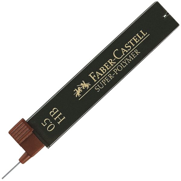 Faber-Castell 12er-Pack Feinminen »Super Polymer 0,5 mm« schwarz