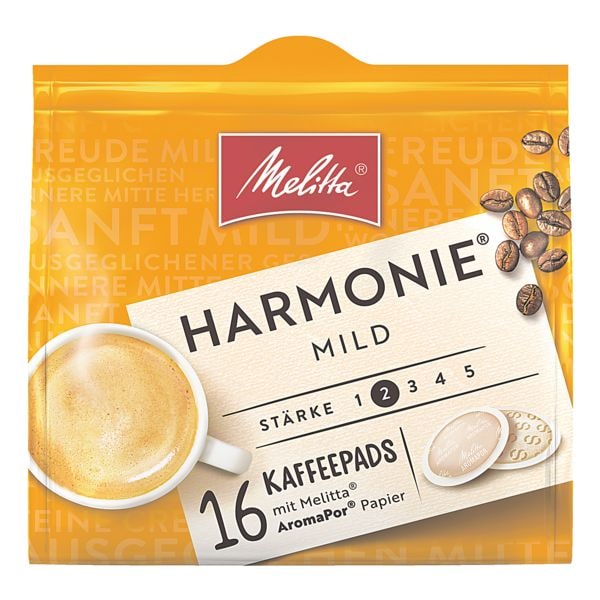 Melitta Kaffeepads »Harmonie mild« schwarz