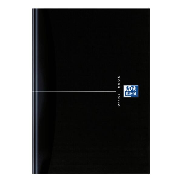 Oxford Notizbuch »Essentials«A5 kariert - 96 Blatt beidseitig beschreibbar schwarz