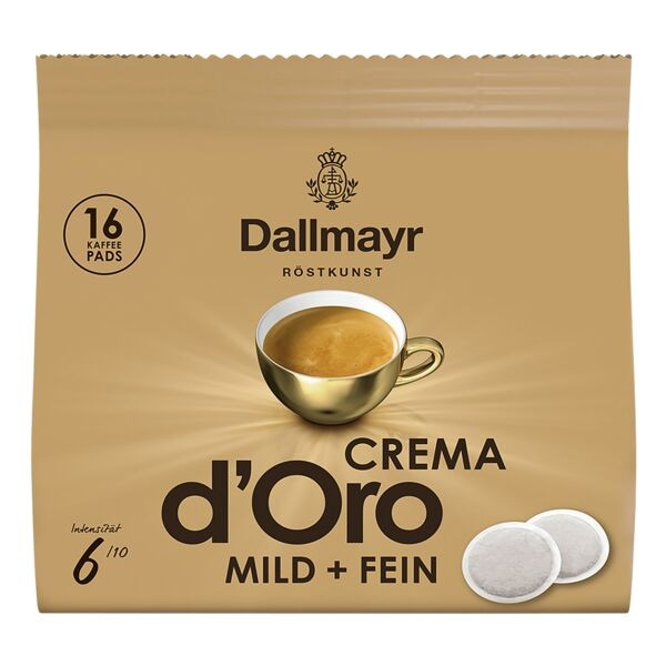 Dallmayr Kaffeepads »Crema d'Oro« schwarz