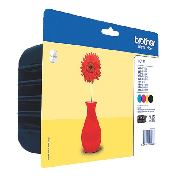 Brother Tintenpatronen-Set »LC-121« schwarz
