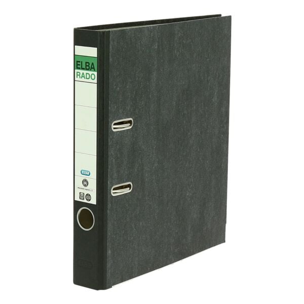Elba Ordner »rado« schmal schwarz, 5x31.8x28.5 cm