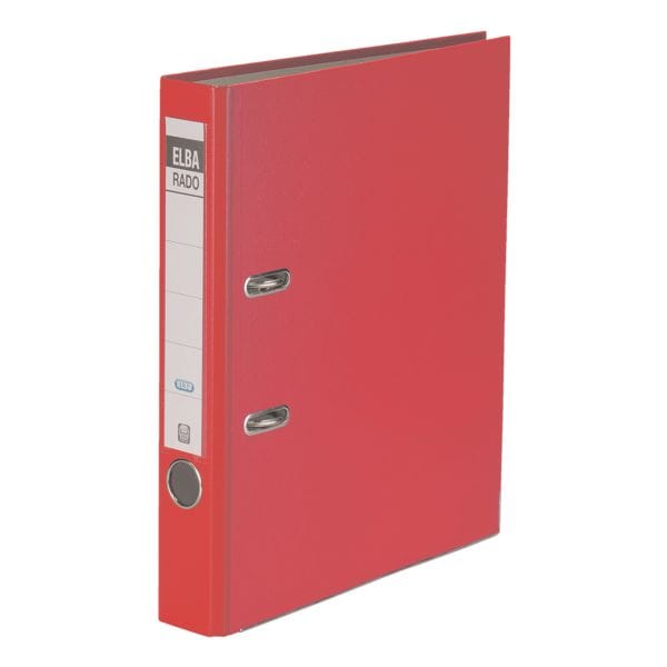 Elba Ordner »rado brillant« 1000226 schmal rot, 5x31.8x28.5 cm