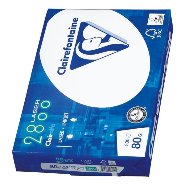 Clairefontaine Multifunktionales Druckerpapier weiß
