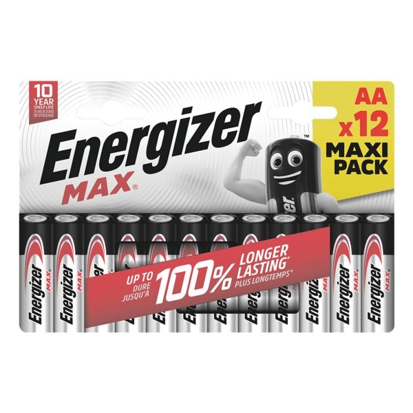 Energizer 12er-Pack Batterien »Max Alkaline« Mignon / AA / LR06