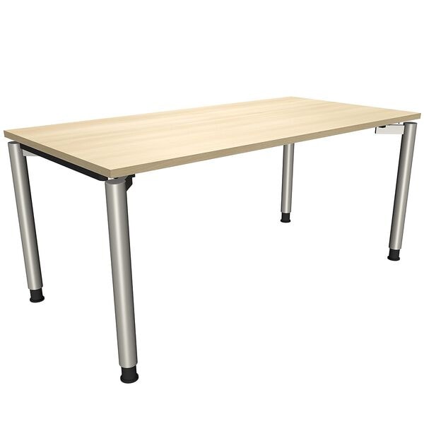 fm Büromöbel Schreibtisch »Fastline« 160 cm 4-Fuß königsahorn, 160x82x80 cm