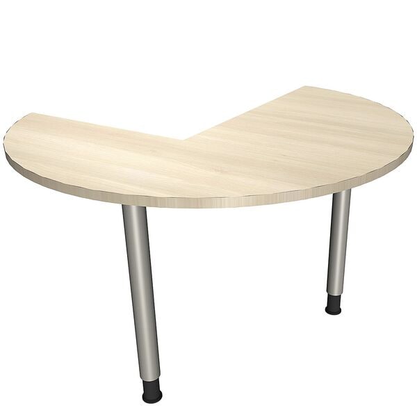 fm Büromöbel Verkettungsbesprechungstisch »Fastline« 120 cm links braun, 120x72x120 cm