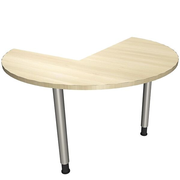 fm Büromöbel Verkettungsbesprechungstisch »Fastline« 120 cm links königsahorn, 120x72x120 cm