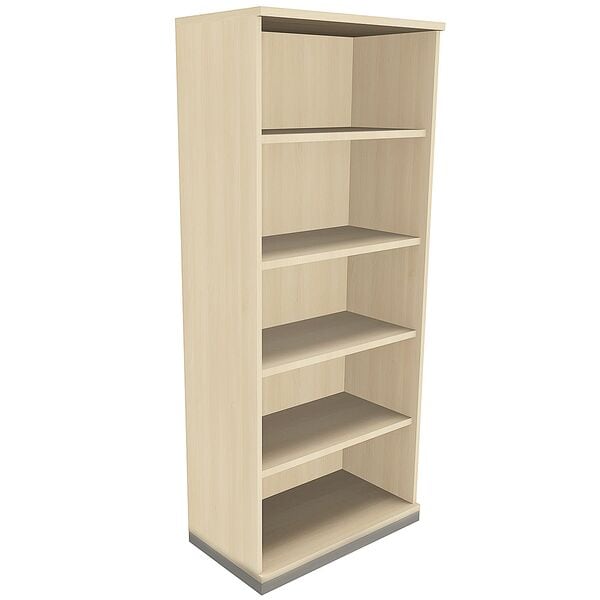 fm Büromöbel Aktenregal »Fastline« 80 cm breit 5 OH braun, 80x186.9x44.2 cm