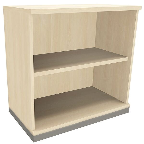 fm Büromöbel Aktenregal »Oldenburg« 2 OH 80 cm braun, 80x78.1x44.2 cm