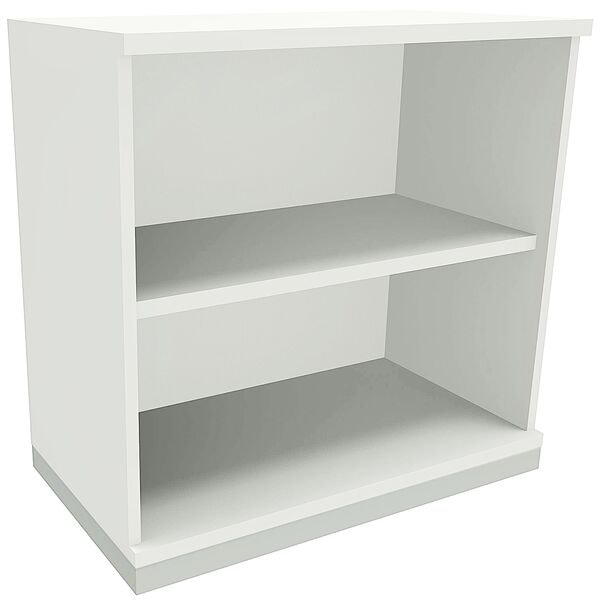 fm Büromöbel Aktenregal »Oldenburg« 2 OH 80 cm weiß, 80x78.1x44.2 cm