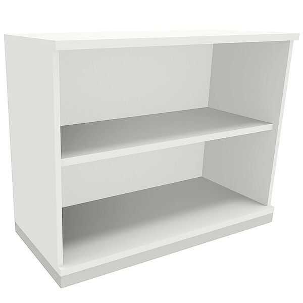 fm Büromöbel Aktenregal »Oldenburg« 2 OH 100 cm weiß, 100x78.1x44.2 cm