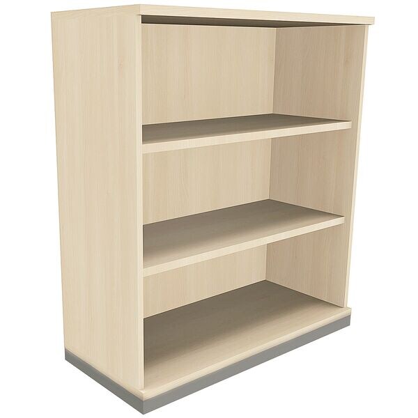 fm Büromöbel Aktenregal »Oldenburg« 3 OH 100 cm braun, 100x113.3x44.2 cm