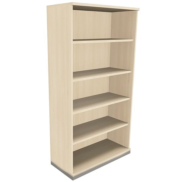 fm Büromöbel Aktenregal »Oldenburg« 5 OH 100 cm braun, 100x186.9x44.2 cm