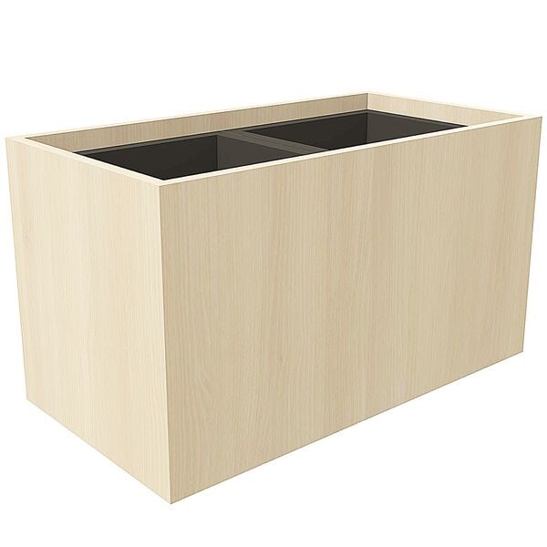 fm Büromöbel Pflanzengefäß »Oldenburg« 73,1/40 cm braun, 73.1 cm