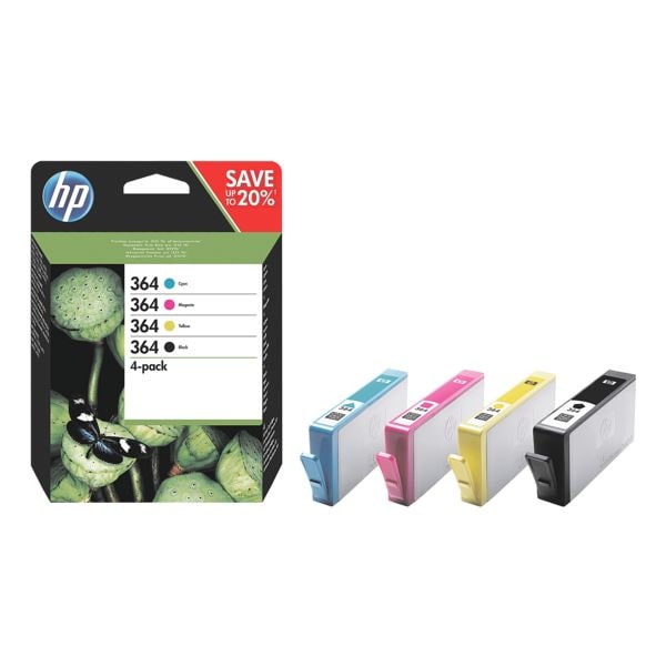 HP Tintenpatronen-Set »HP N9J73AE« HP 364 schwarz