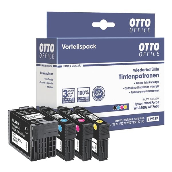 OTTO Office Tintenpatronen-Set ersetzt Epson »T2715 XL-Set« schwarz
