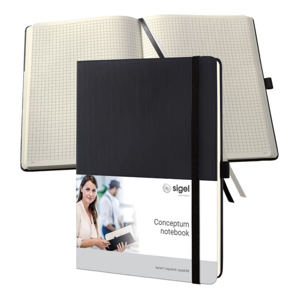 Sigel Notizbuch »Conceptum« CO117 Tabletformat kariert - 194 Seiten rosa
