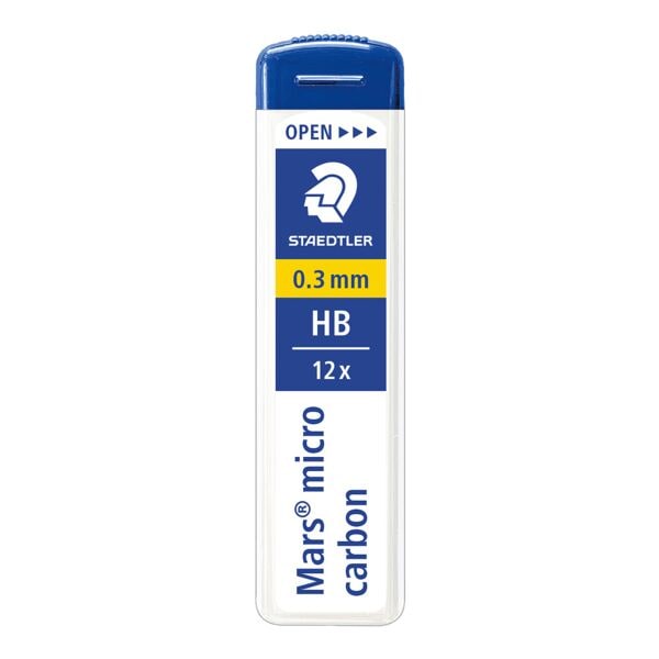 Staedtler 12er-Pack Feinminen »Mars micro 0,3 mm HB« schwarz