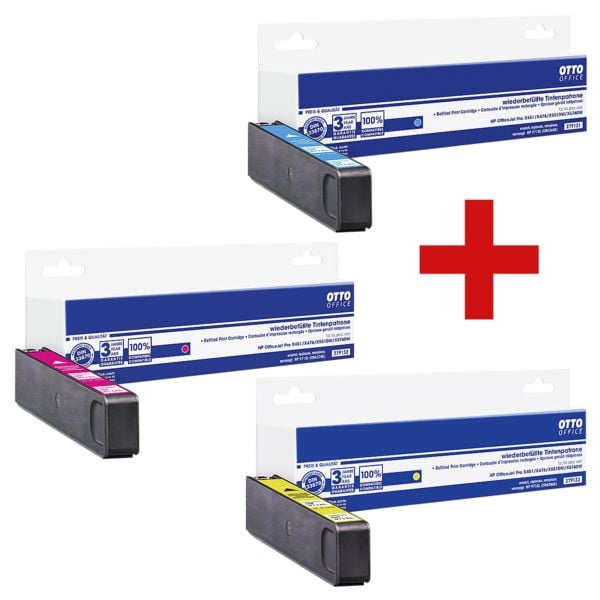 OTTO Office Tintenpatronen-Set ersetzt HP »CN626AE / CN627AE / CN628AE« Nr. 970XL blau
