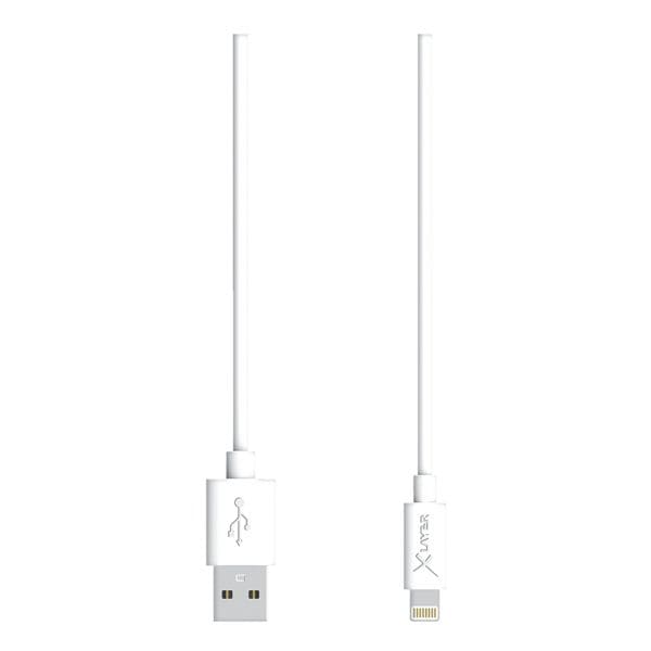Xlayer Ladekabel »Premium« USB-A to Lightning 1,20 m weiß