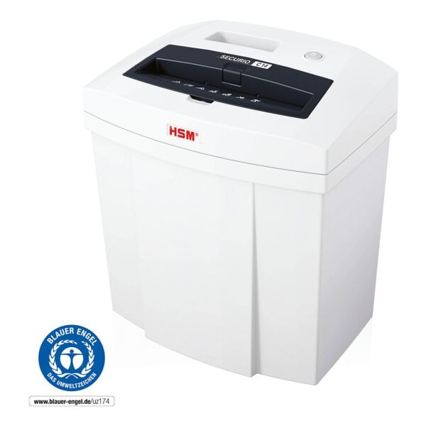 HSM Aktenvernichter »SECURIO C14 4 x 25 mm« Partikelschnitt bis 6 Blatt weiß, 22.5x40.5x25.8 cm