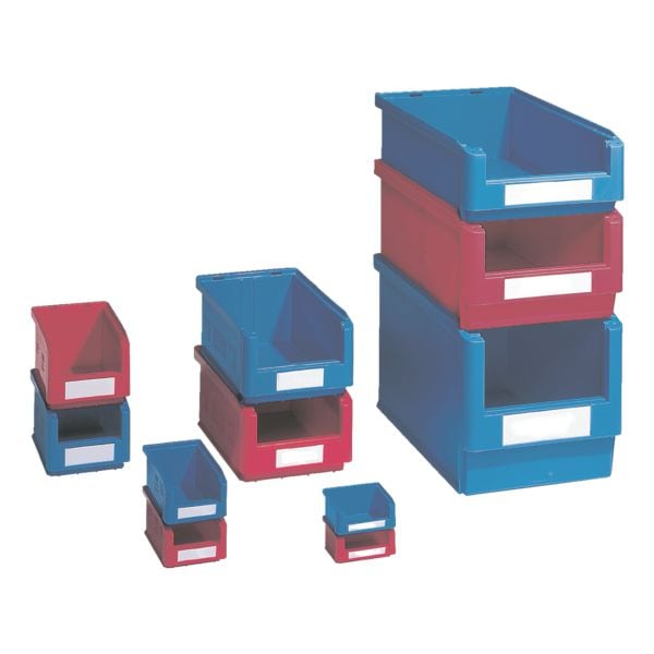 CP Sichtlagerkästen Größe 4 rot, 21x14.5x35 cm