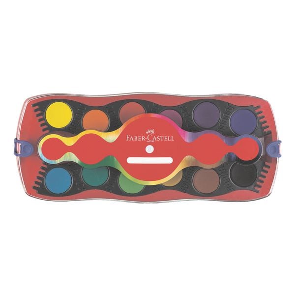 Faber-Castell (Schule) Farbkasten »Connector« 12 Farben