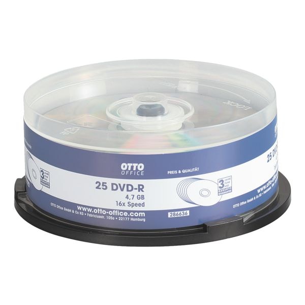 OTTO Office DVD-Rohlinge »DVD-R« silber