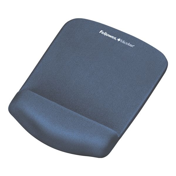 Fellowes Handgelenkauflage mit Mousepad »PlushTouch« blau, 18.42x2.54x23.81 cm