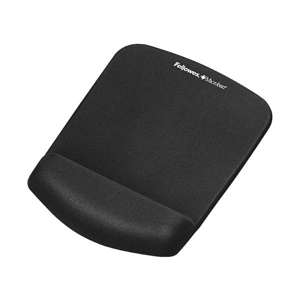 Fellowes Handgelenkauflage mit Mousepad »PlushTouch« schwarz, 18.42x2.54x23.81 cm