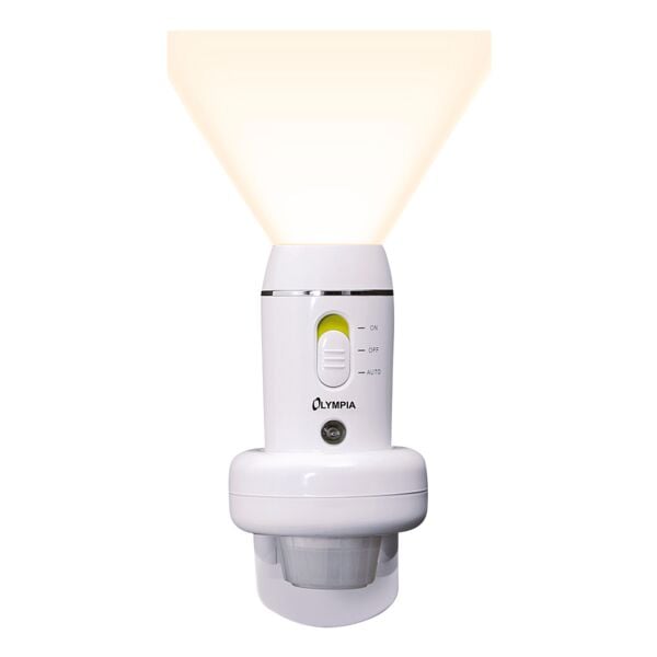 Olympia LED-Taschenlampe mit Not- und Nachtlichtfunktion »NL 300« weiß