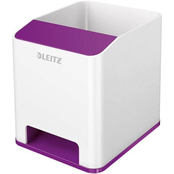 Leitz Sound Stifteköcher »WOW Duo Colour 5363« violett, 9x10x10.1 cm